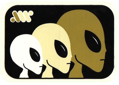 Alien-Looking Logo - aliens