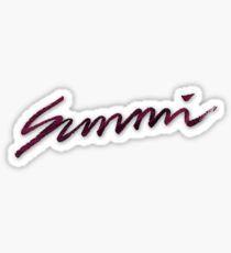 Sunmi Logo - Makeus Entertainment Stickers | Redbubble