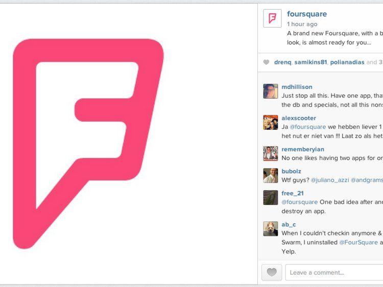 Foursqaure Logo - Foursquare Changed Its Logo - Business Insider
