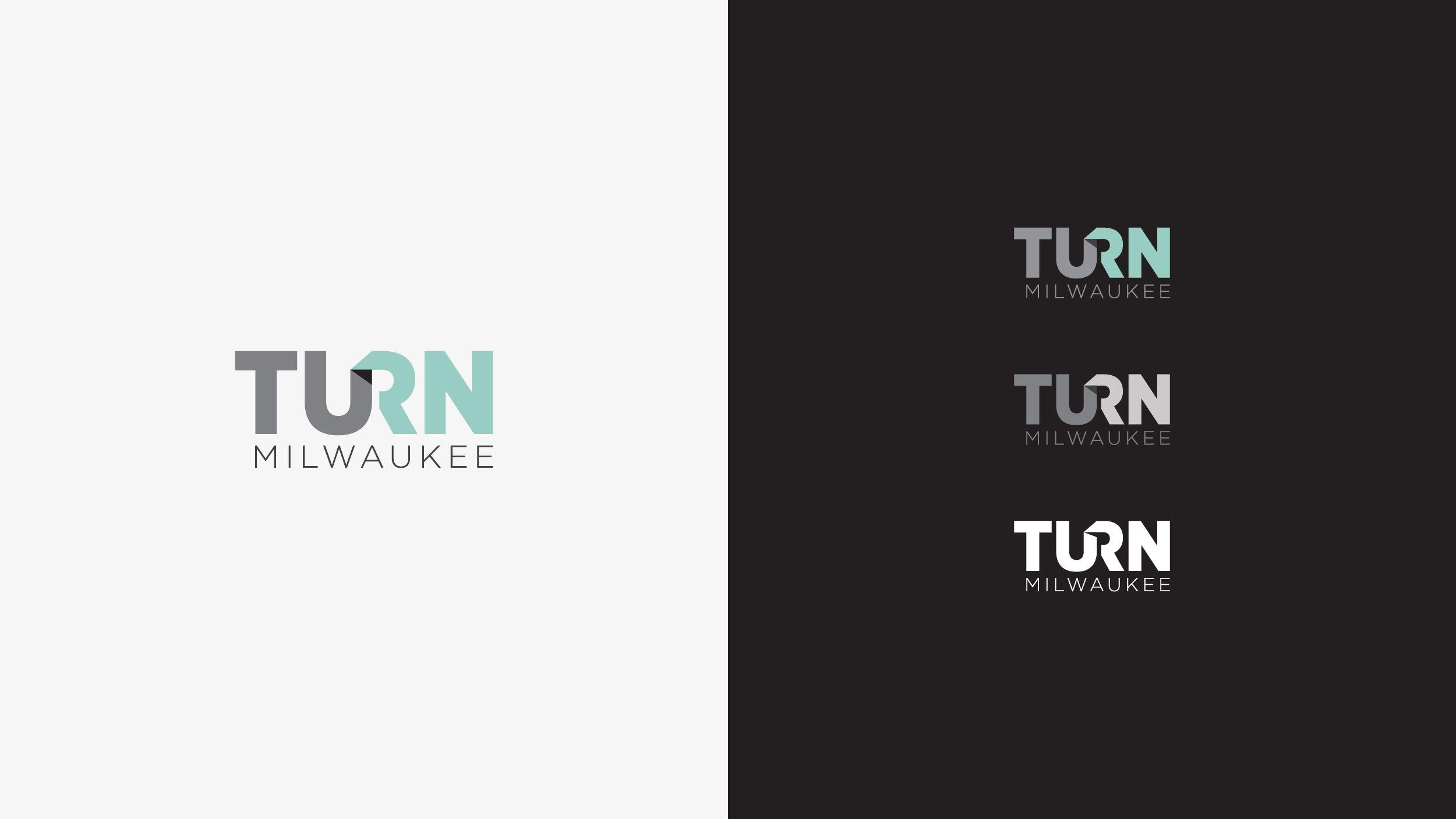 Turn Logo - Turn Milwaukee Identity — Brian Steinseifer
