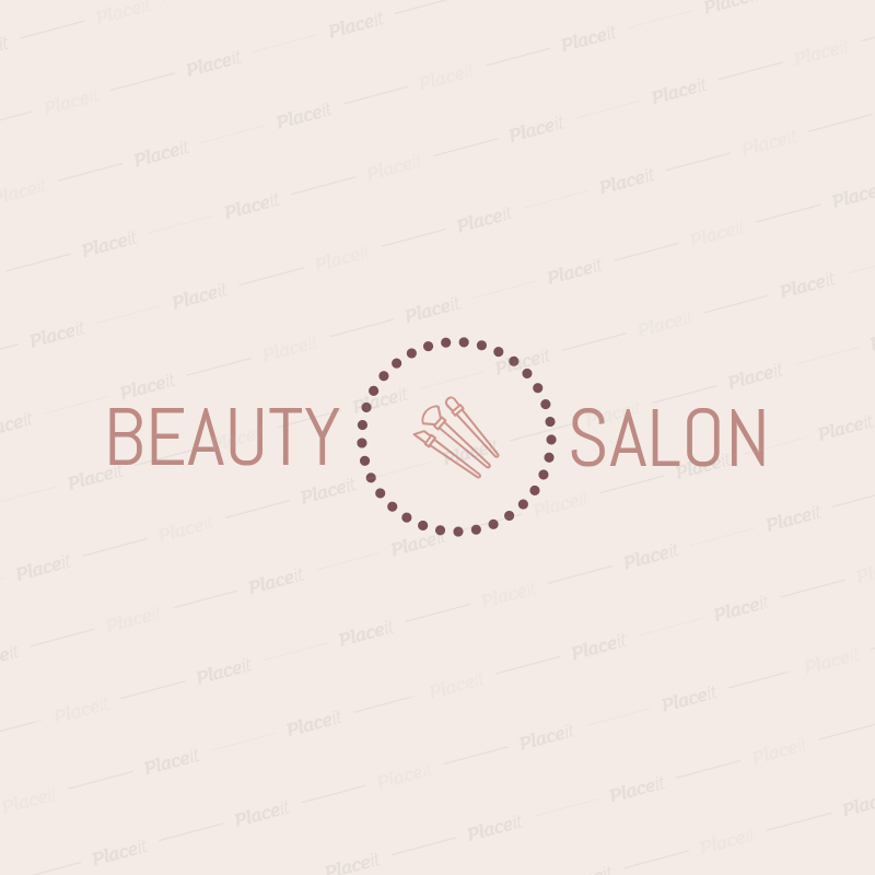 Turn Logo - Beauty Salon Logo Maker - Center Graphic a1150