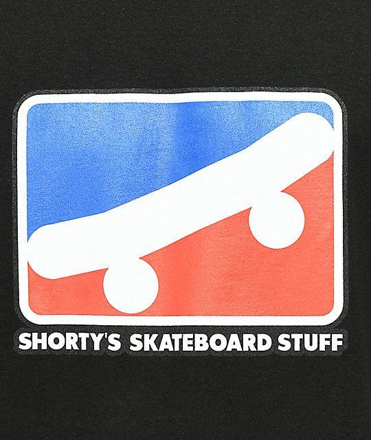 Shorty's Logo - Shorty's Skate Icon Black T-Shirt