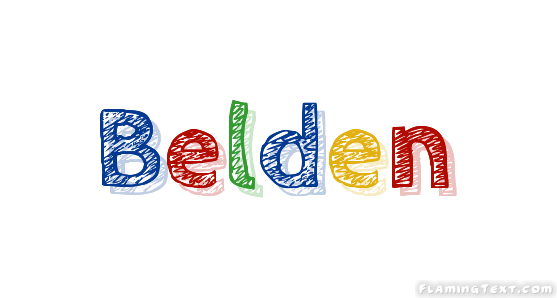 Belden Logo - United States of America Logo | Free Logo Design Tool from Flaming Text