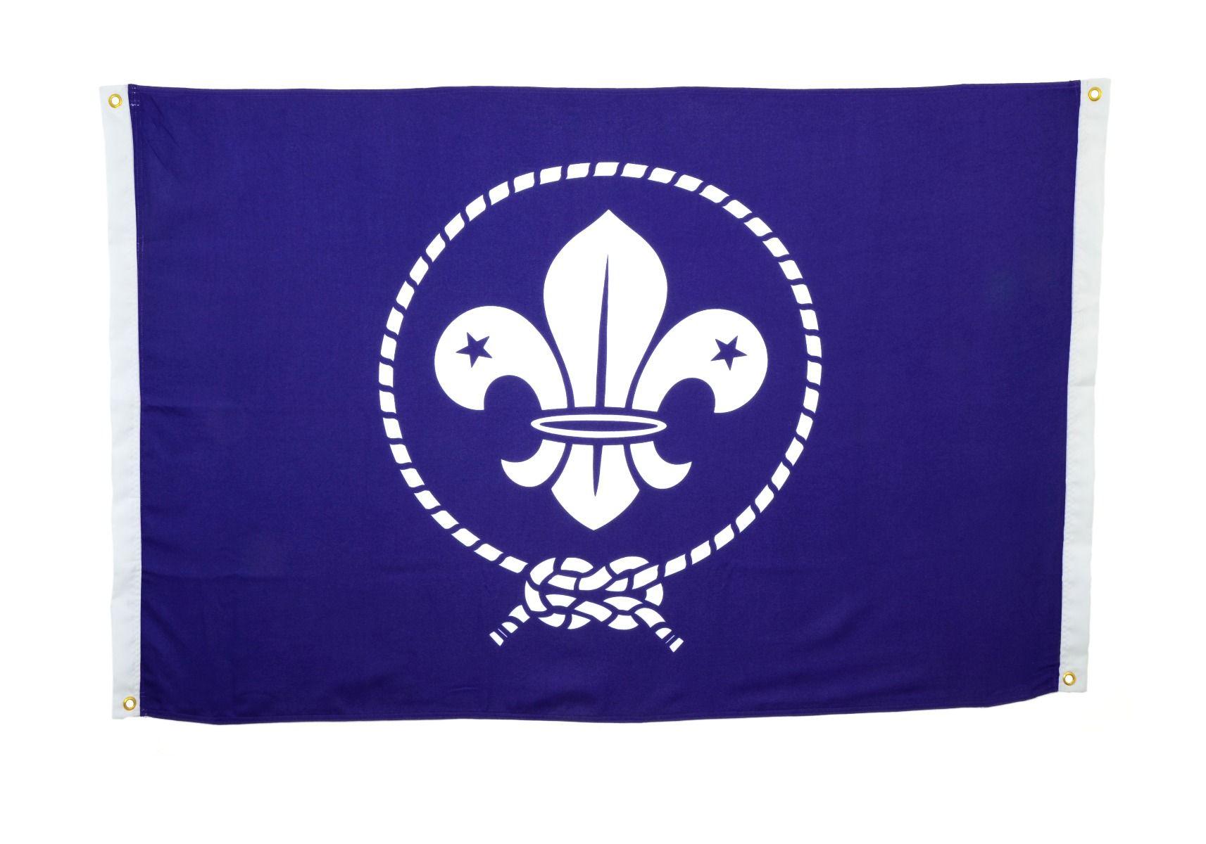 Scout Logo - World Scout Logo Banner Flag