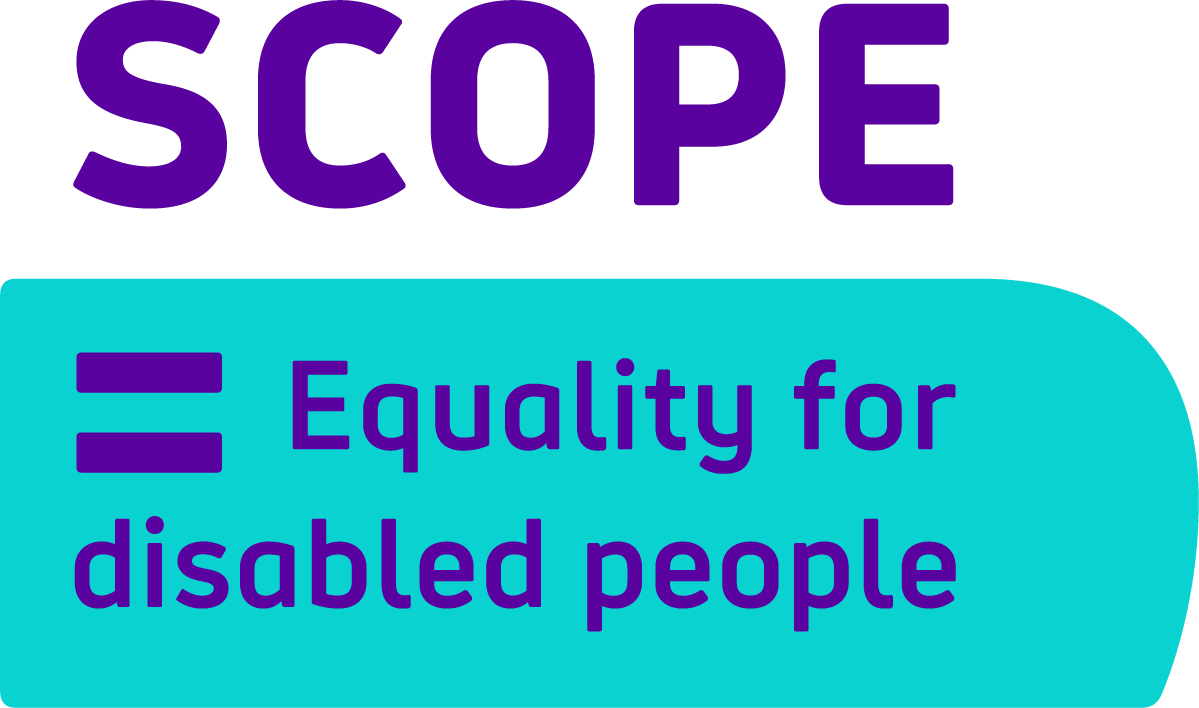 Scope Logo - Scope Helpline. Help & Support Manchester