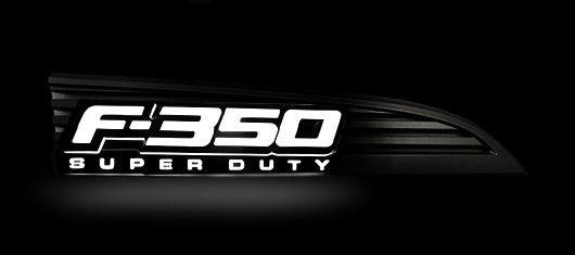 F-350 Logo - 2011-2016 F350 Recon Illuminated Side Emblems
