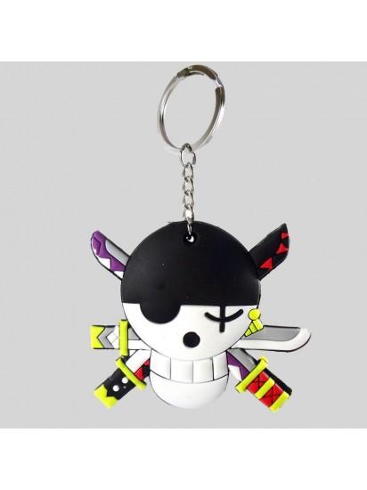 Zoro Logo - Roronoa Zoro Logo Double Sided Keychain