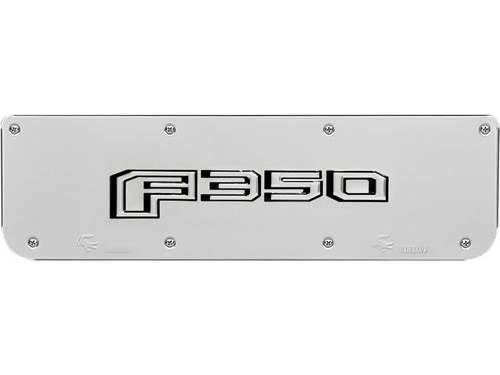 F-350 Logo - Single F-350 Plate With Screws For 19