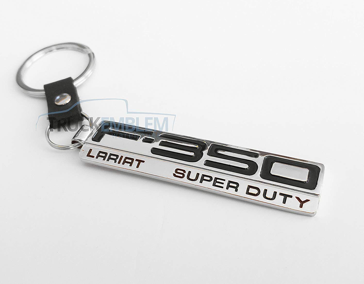 F-350 Logo - Truck Emblem Warehouse 1 New Custom F350 Lariat SUPERDUTY Metal Keychain