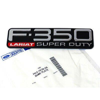 F-350 Logo - OEM NEW Right Or Left Fender Emblem F 350 Super Duty Lariat F81Z 16720 XA