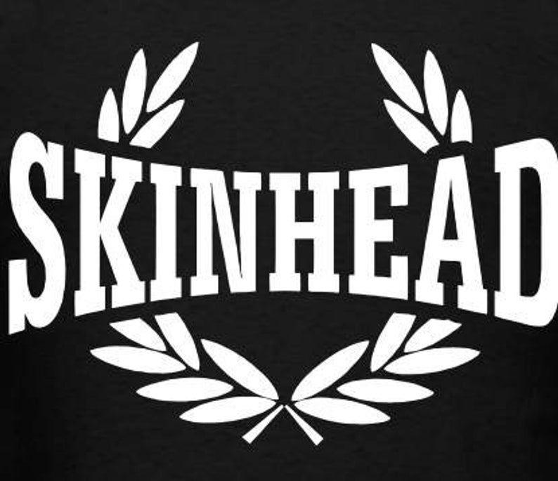 Skinhead Logo - Skinhead laurel wreath logo vinyl decal x 2.