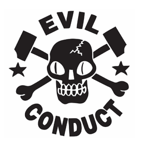 Skinhead Logo - Details about Evil Conduct Band Logo Vinyl Sticker Skinhead Punk Rock Oi