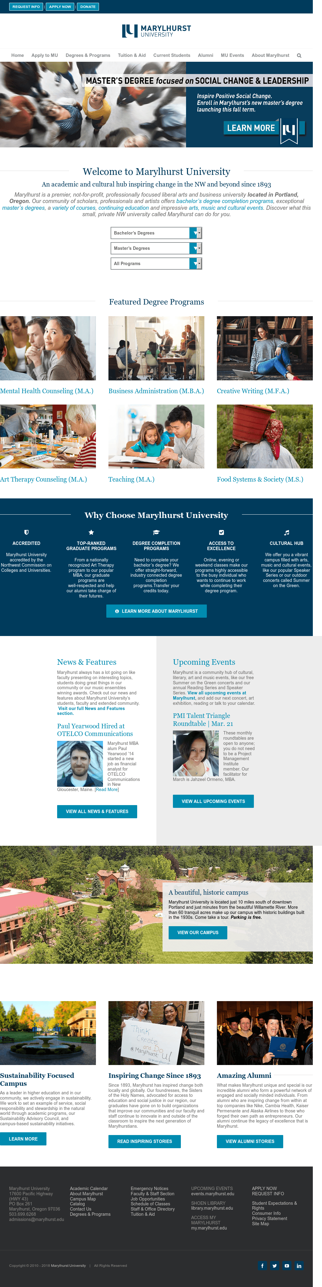 Marylhurst Logo - Marylhurst Competitors, Revenue and Employees - Owler Company Profile