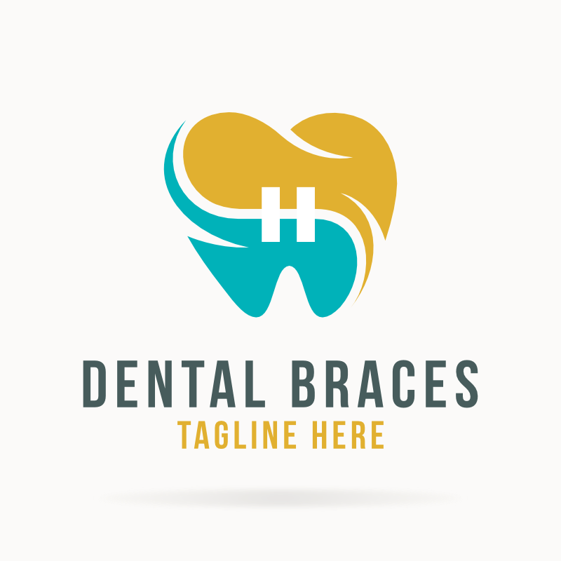 Braces Logo - Dental Braces Dental Logo Template | Bobcares Logo Designs Services