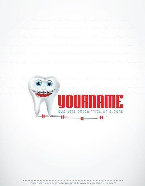 Braces Logo - Exclusive Logos Store - Dental Braces logo design