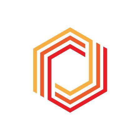 Orange Hexagon Logo - Hexagon Logo Template! Buy logo for $10! Buy Logo!