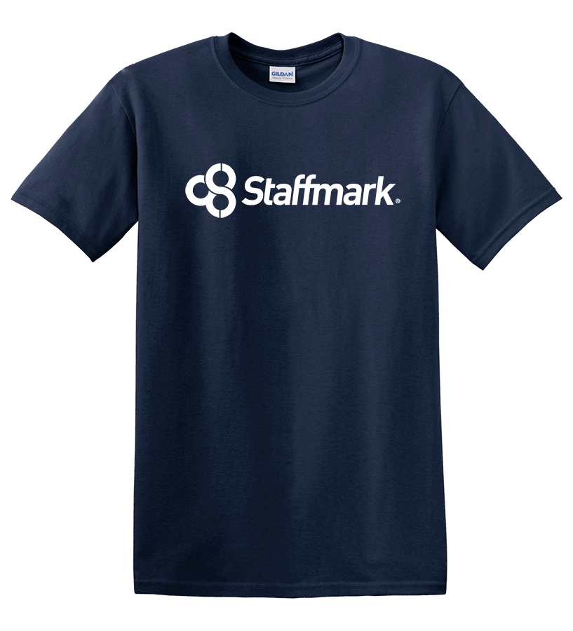 Staffmark Logo - Staffmark standard full front logo tee