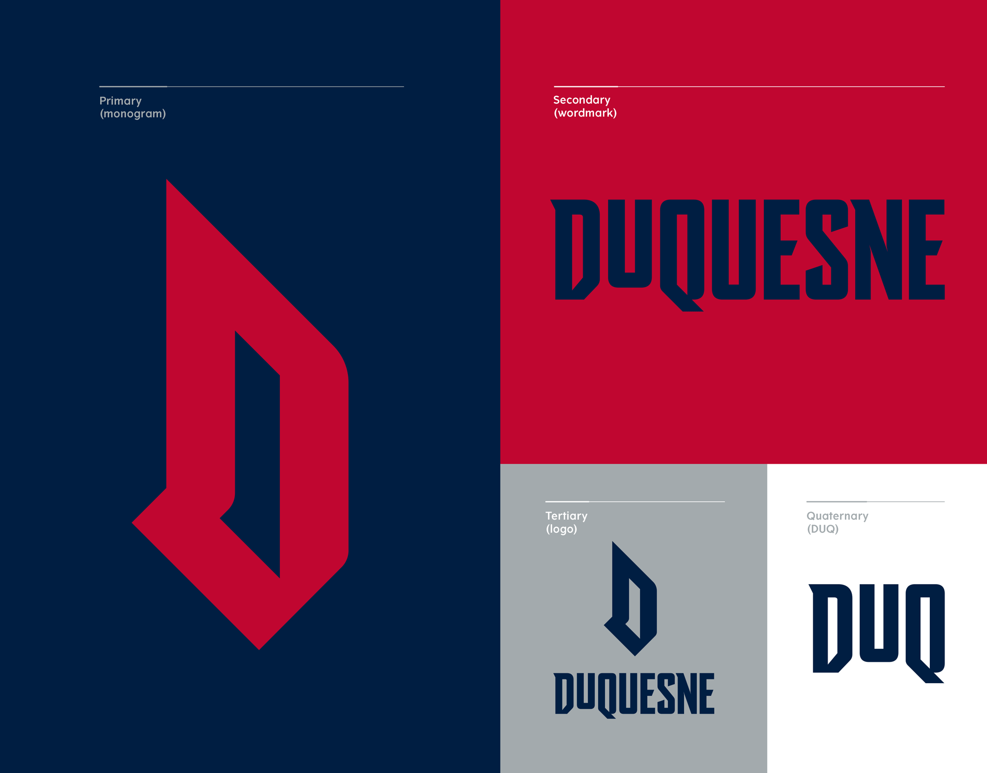 Duquesne Logo - Brand New: New Logo and Identity for Duquesne University Athletics