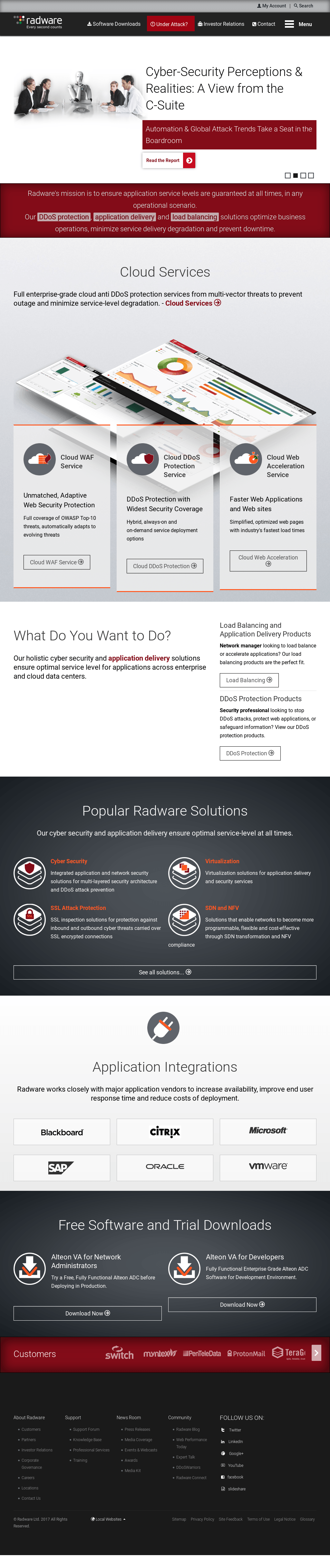 Radware Logo - Radware Competitors, Revenue and Employees - Owler Company Profile