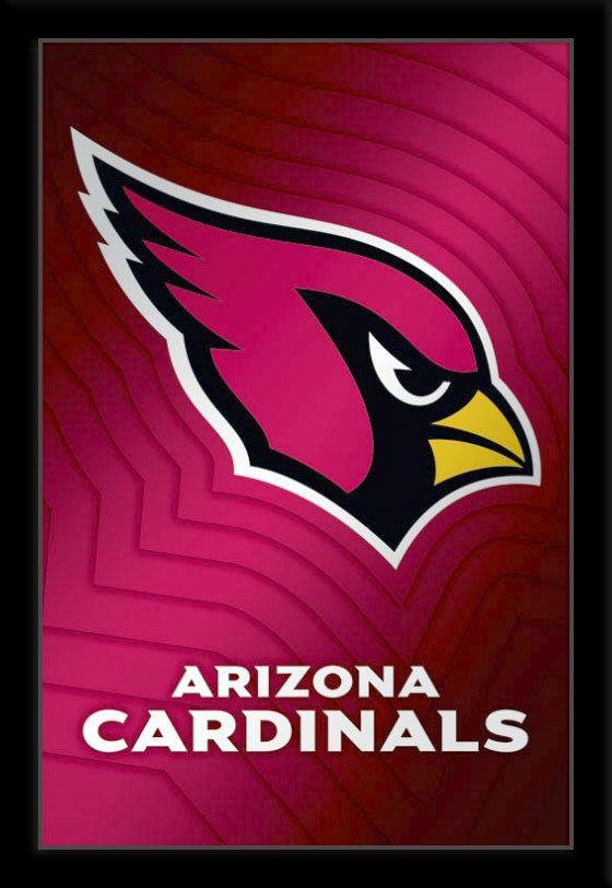 Cardnals Logo - Arizona Cardinals Framed Logo Poster