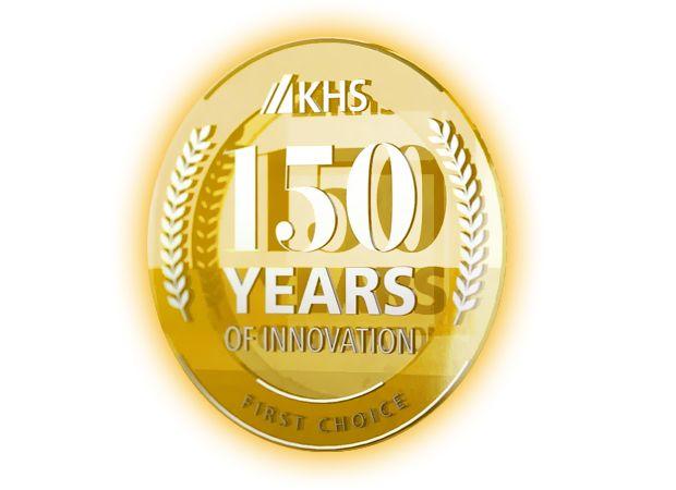 KHS Logo - 150 years on the market – pioneer KHS celebrates its anniversary at ...