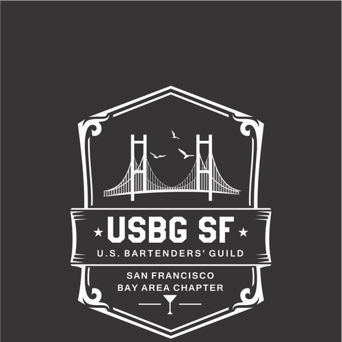 USBG Logo - Logo for SF Chapter of the U.S. Bartenders'Guild. Logo design contest