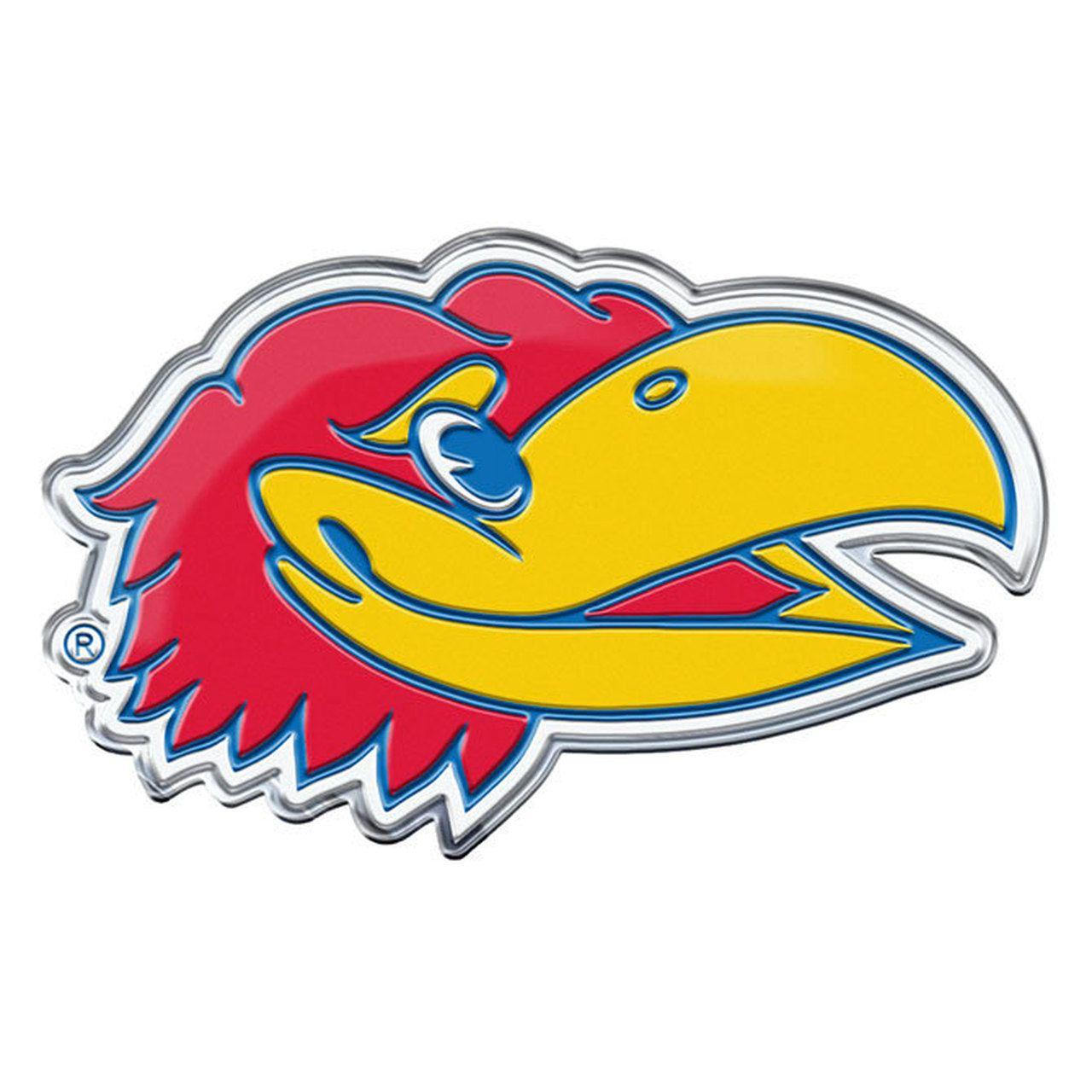 Jayhawks Logo - Kansas Jayhawks Auto Emblem Color Alternate Logo