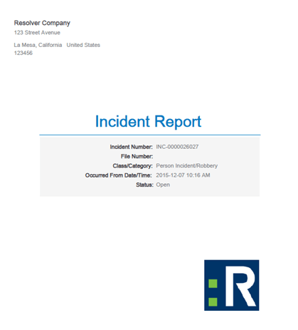Resolver Logo - Add an Organization Name, Address & Logo to Reports – Resolver Support