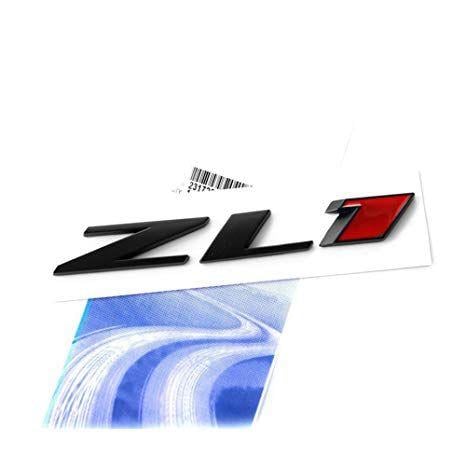 ZL1 Logo - Yoaoo 1 OEM Black ZL1 Emblem Badge Letter Rear Side ZL1