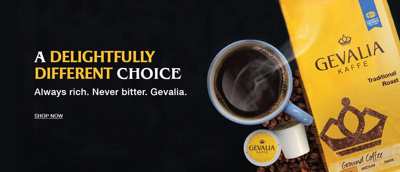 Gevalia Logo - Gevalia Gourmet Coffee & Tea | Coffee Makers & Accessories