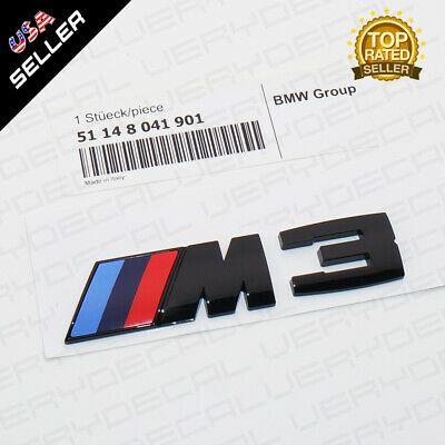 M3 Logo - E90 E91 E92 Gloss Black Competition M3 Logo Emblem Badge Trunk OEM M Performance
