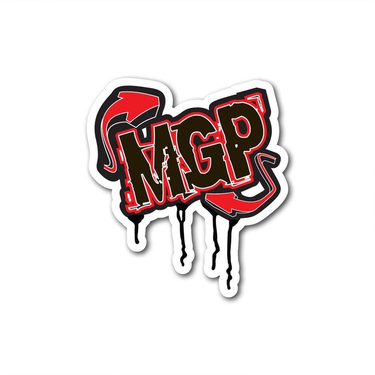MGP Logo - MGP MADD Logo Sticker - Red