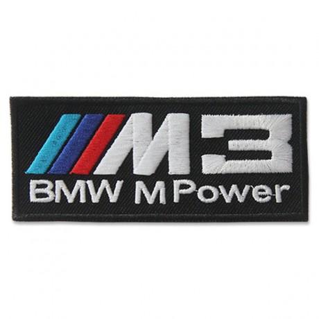 M3 Logo - BMW M POWER M3 EMBROIDERY EMBROIDERED IRON ON PATCH