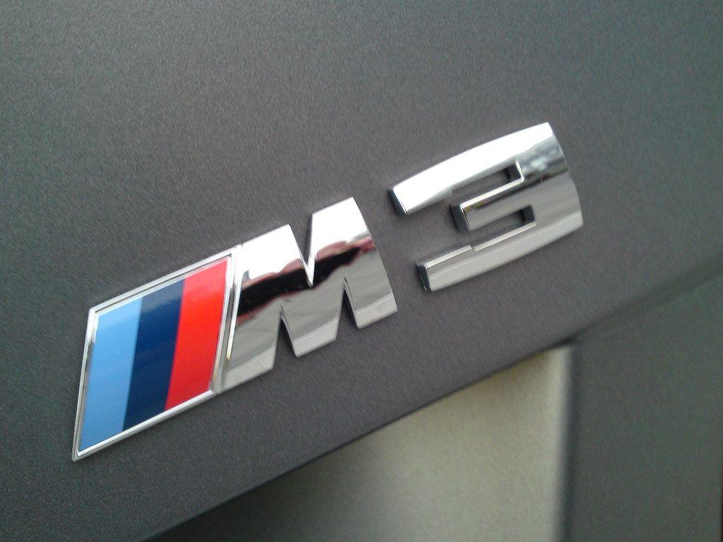 M3 Logo - M3 Logo. A BMW M3 Logo macro shot from the new 2011 Frozen