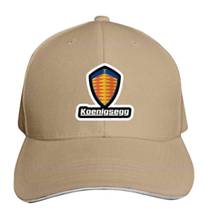 Koenigegg Logo - Details about Koenigsegg Logo Car Symbol Unisex Peaked Baseball Cap Adjustable Sandwich Hat