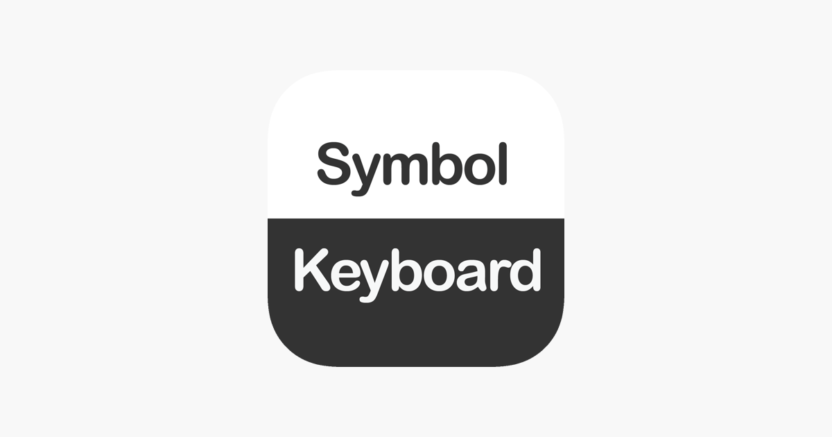 Keyboard Logo - Symbol Keyboard - 2000+ Signs on the App Store