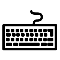Keyboard Logo - Keyboard Icon Free Vector Icon