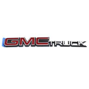 GMC Truck Logo - OEM NEW Rear Tailgate GMC Truck Emblem Badge 92-98 Savana Sonoma ...