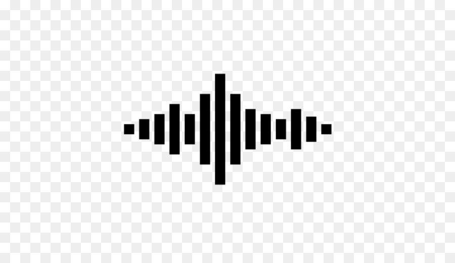 Waveform Logo - Digital Audio Black png download*510 Transparent