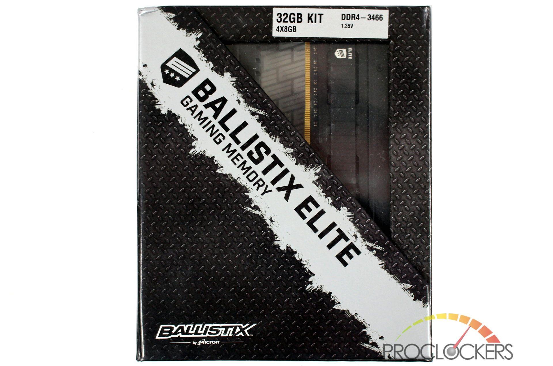 Ballistix Logo - Ballistix Elite 32GB DDR4 3466MHz Memory: Page 3 of 6 | ProClockers
