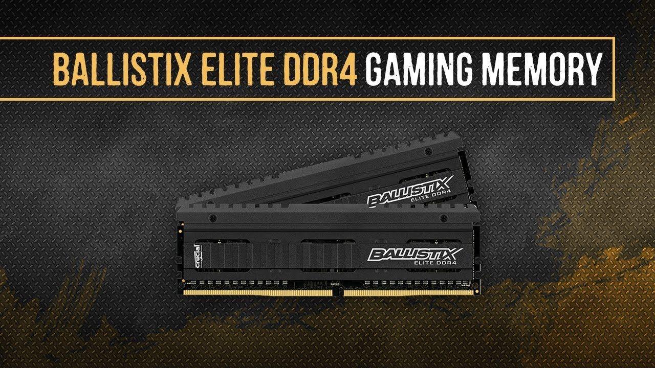 Ballistix Logo - Ballistix Elite DDR4 Gaming Memory