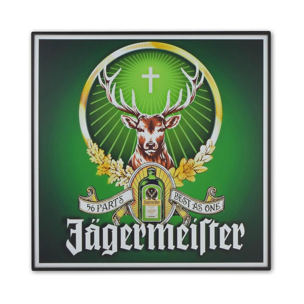 Jaegermeister Logo - Medium Wood Block Print - Jagermeister Logo