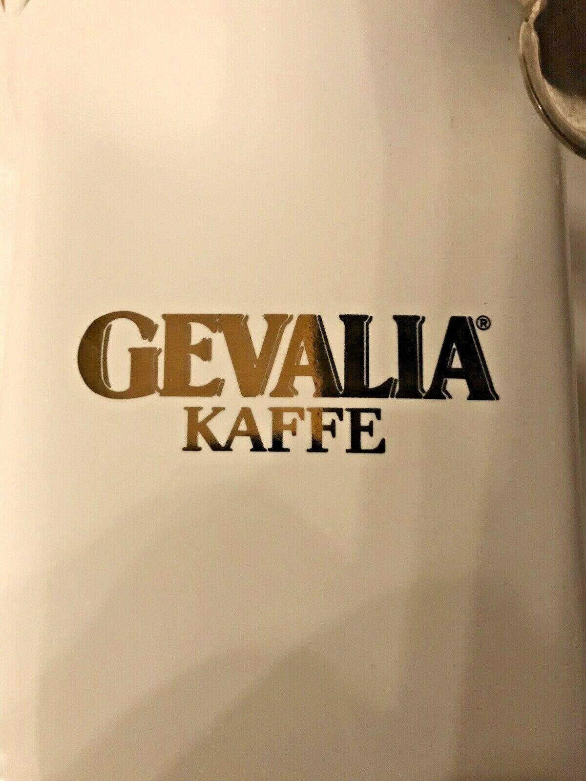 Gevalia Logo - GEVALIA KAFFE Coffee White Sweden Storage Container CANISTER Tight ...