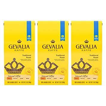 Gevalia Logo - Gevalia Traditional Blend Mild Roast, 12 Ounce Bag (Pack of 3)