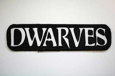 Dwarves Logo - Dwarves- Logo Screened Patch (sp1128) | Embroidered/Sewn Punk ...