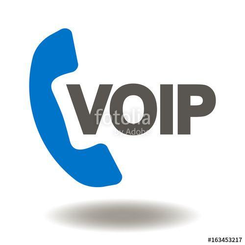 VoIP Logo - VOIP Vector Icon. Voice over IP Illustration.