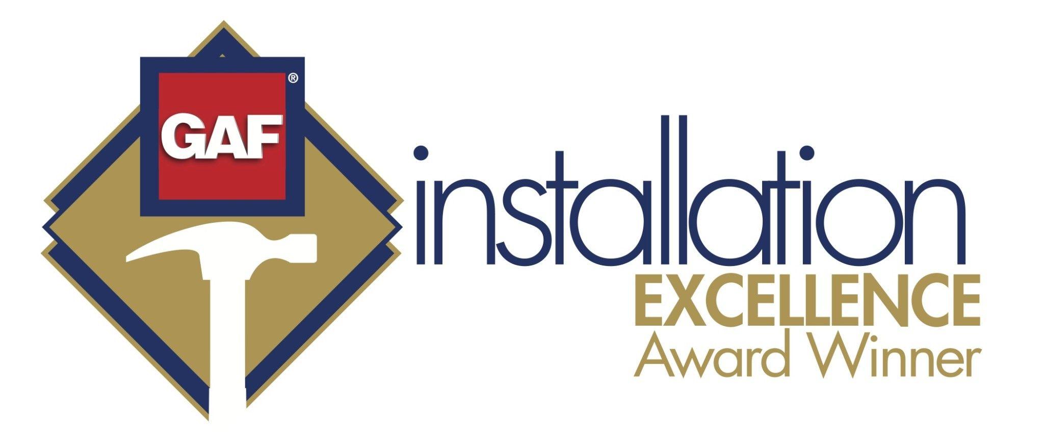Installation Logo - GAF Installation Excellence Award