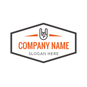 Who Owns Famous Orange Hexagon Logo - 40+ Free Band Logo Designs | DesignEvo Logo Maker