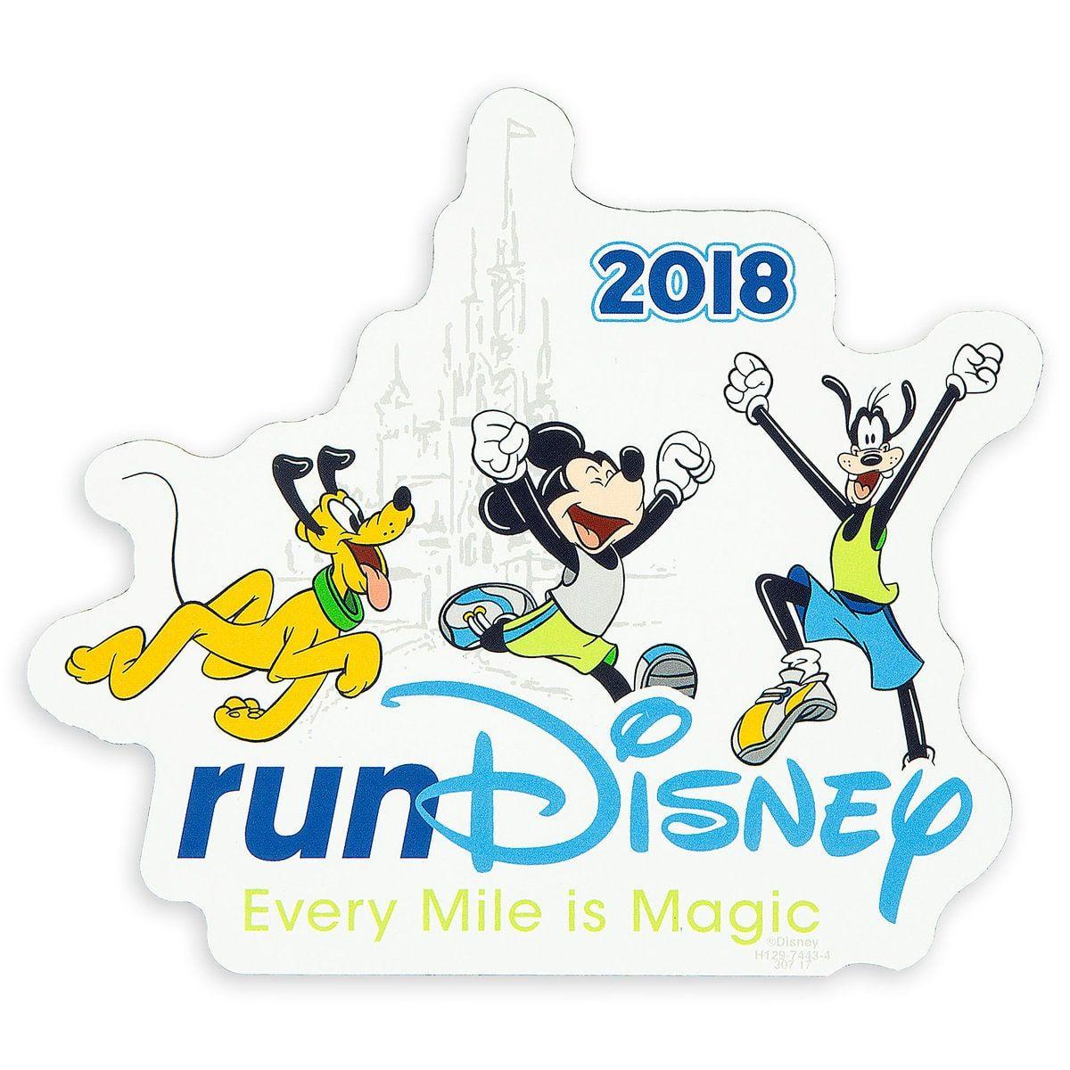 runDisney Logo - Mickey Mouse and Friends runDisney Magnet 2018