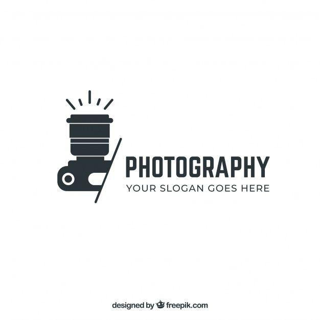 Photogropher Logo - Photography logo in black color Vector | Free Download